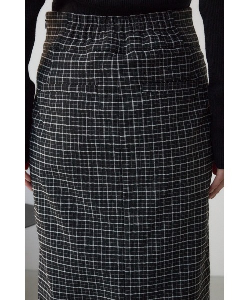 AZUL by moussy（アズールバイマウジー）の「チェックタイトスカート（スカート・レディース・ブラック系その他・SMALL/MEDIUM）」の4枚目の写真