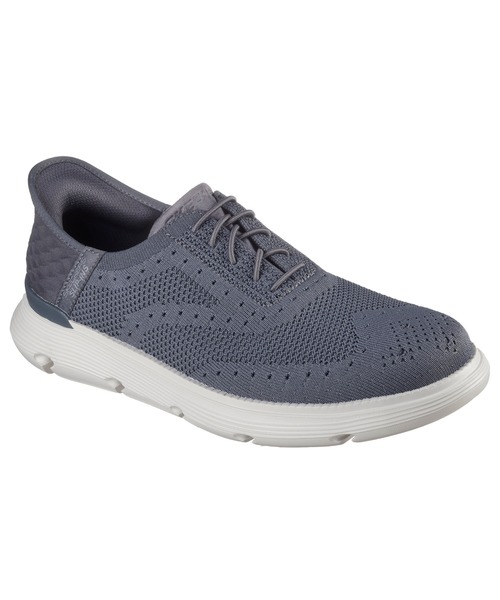 SKECHERS（スケッチャーズ）の「SKECHERS HANDS FREE SLIP-INS GARZA - PALMA / スケッチャーズ ハンズフリースリップインズ  ガルザ パルマ（スニーカー・メンズ・ネイビー/ブラック×ブラック/チャコール・27cm/26.5cm/25cm/25.5cm/26cm/27.5cm/28cm）」の2枚目の写真