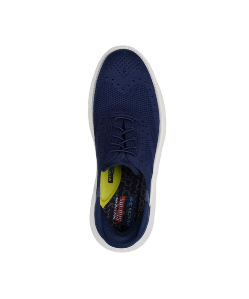 SKECHERS（スケッチャーズ）の「SKECHERS HANDS FREE SLIP-INS GARZA - PALMA / スケッチャーズ ハンズフリースリップインズ  ガルザ パルマ（スニーカー・メンズ・ネイビー/ブラック×ブラック/チャコール・27cm/26.5cm/25cm/25.5cm/26cm/27.5cm/28cm）」の5枚目の写真