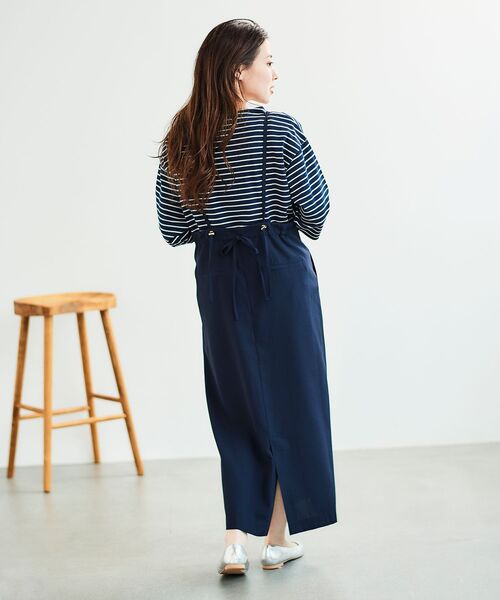 le.coeur blanc（ルクールブラン）の「ボーダーモチーフ刺繍カットソー（Tシャツ/カットソー・レディース・ブルー系その他4/ホワイト系その他・38）」の18枚目の写真
