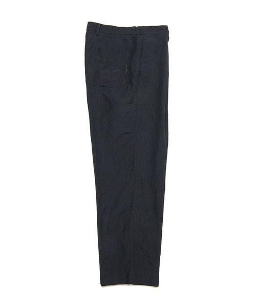 SOPHNET.（ソフネット）の「LINEN WOOL 1TUCK SLACKS（スラックス・メンズ・ブラック/ベージュ・SMALL/MEDIUM/LARGE）」の10枚目の写真