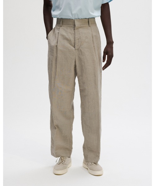 LINEN WOOL 1TUCK SLACKS（スラックス）｜SOPHNET.（ソフネット