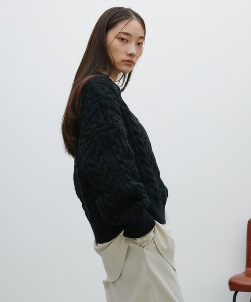 Bott ttt ブラック ケーブルニット セーター 激レア 完売品 美品 Bott ttt ブラック ケーブルニット セーター 激レア 完売品 美品 Bott