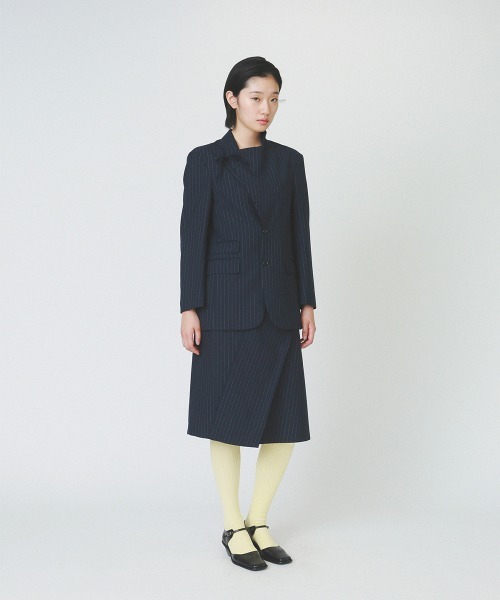 soduk(スドーク)の「【soduk】standing collar jacket(テーラードジャケット・レディース・グレー/ネイビー・ONE SIZE)」の19枚目の写真