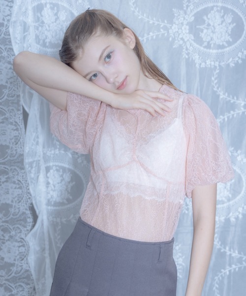 Peking　ボディスーツ lace body suit/レースボディスーツ（その他トップス