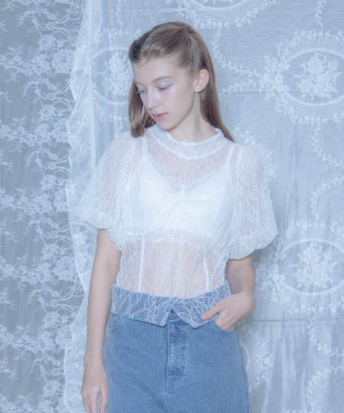 Peking　ボディスーツ lace body suit/レースボディスーツ（その他トップス