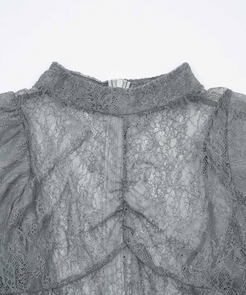 lace body suit/レースボディスーツ（その他トップス）｜monepine