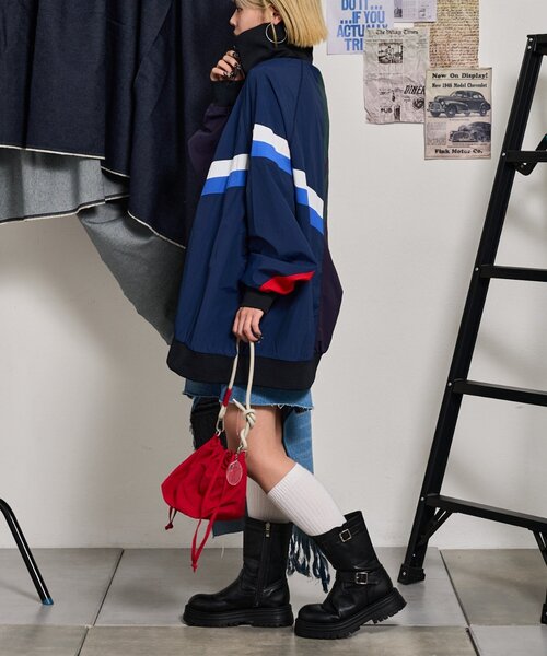 ♡エシンタ♡デニムアシメオーバーラップスカート CIAOPANIC TYPY｜【etsinta】デニムアシメオーバーラップ