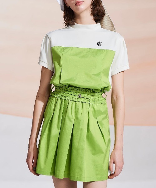 archivio(アルチビオ)の「<LADIES>ドッキングプルオーバー(Tシャツ/カットソー・レディース・ホワイト×グリーン/ホワイト×ブラウン/ホワイト×ネイビー・S/M/L)」の21枚目の写真