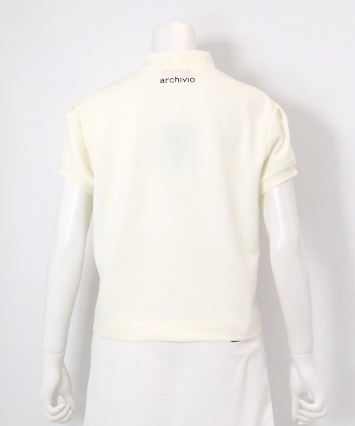 archivio(アルチビオ)の「<LADIES>ドッキングプルオーバー(Tシャツ/カットソー・レディース・ホワイト×グリーン/ホワイト×ブラウン/ホワイト×ネイビー・S/M/L)」の7枚目の写真