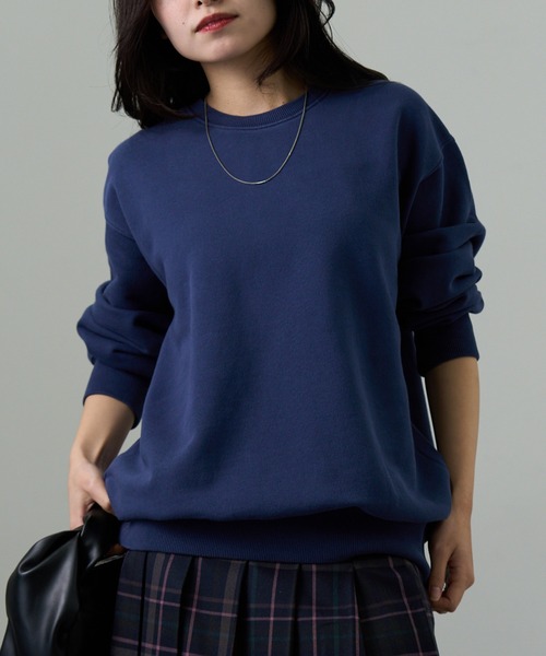 CROSS & STITCH(クロスステッチ)の「【Cross&Stitch】10オンス ピグメントダイ プルオーバースウェットトレーナー 裏毛 裏パイル PGS-149(スウェット・メンズ・ブラック/ネイビー/ライトベージュ・XL/L/M)」の18枚目の写真