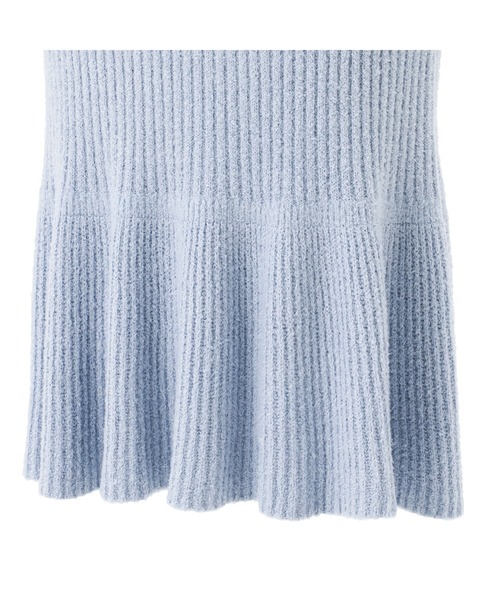 Francfranc(フランフラン)の「モイストフェザーニット ラメ ワンピース ブルー(ルームウェア/パジャマ・レディース・ブルー・FREE)」の6枚目の写真