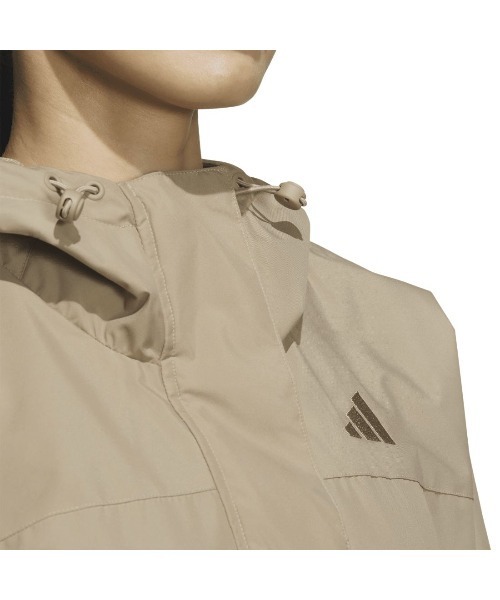 adidas（アディダス）の「アディダス adidas マウンテンパーカー（マウンテンパーカー・レディース・ブラック・M/L）」の3枚目の写真