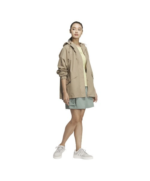 adidas（アディダス）の「アディダス adidas マウンテンパーカー（マウンテンパーカー・レディース・ブラック・M/L）」の4枚目の写真