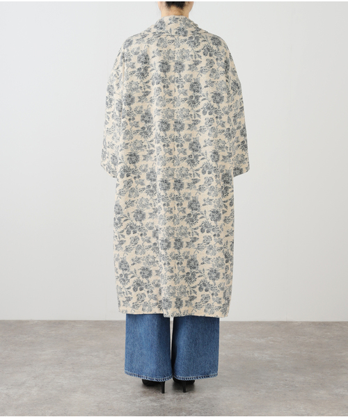 セール】IENA LA BOUCLE ボタニカルオーバースランコート