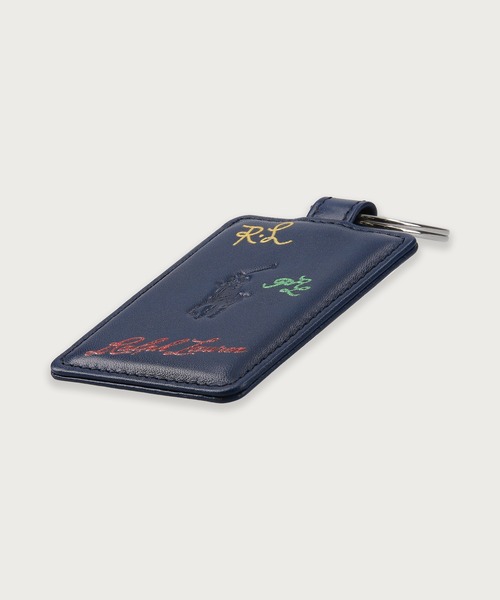 POLO ラルフローレン キーケース キーホルダー 新品 未使用品 POLO RALPH LAUREN キーケース マルチカラーロゴ キーホルダー