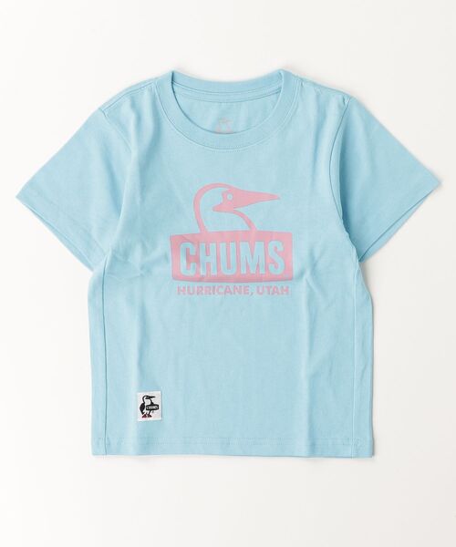 CHUMS(チャムス)の「【CHUMS】 Kids Booby Face T-Shirt キッズ ブービー フェイス ティーシャツ(Tシャツ/カットソー・キッズ・ピンク/ホワイト/グレー系その他/クリーム/パープル/ベージュ/ミント/ネイビー/グリーン/グレイッシュベージュ/ホワイト×ブラック/グリーン系その他/ホワイト系その他/ブルー・MEDIUM/X-LARGE/LARGE)」の12枚目の写真