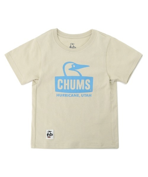 CHUMS（チャムス）の「【CHUMS】 Kids Booby Face T-Shirt キッズ ブービー フェイス ティーシャツ（Tシャツ/カットソー・キッズ・ピンク/ホワイト/グレー系その他/クリーム/パープル/ベージュ/ミント/ネイビー/グリーン・MEDIUM/X-LARGE/LARGE）」の3枚目の写真