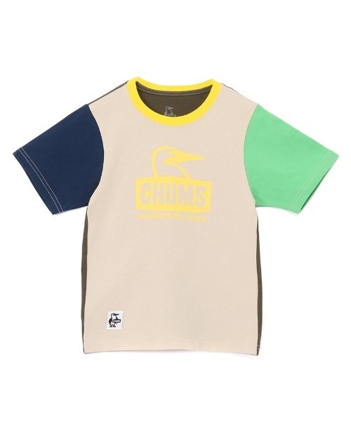 CHUMS(チャムス)の「【CHUMS】 Kids Booby Face T-Shirt キッズ ブービー フェイス ティーシャツ(Tシャツ/カットソー・キッズ・ピンク/ホワイト/グレー系その他/クリーム/パープル/ベージュ/ミント/ネイビー/グリーン/グレイッシュベージュ/ホワイト×ブラック/グリーン系その他/ホワイト系その他/ブルー・MEDIUM/X-LARGE/LARGE)」の11枚目の写真