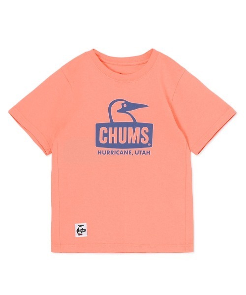 CHUMS（チャムス）の「【CHUMS】 Kids Booby Face T-Shirt キッズ ブービー フェイス ティーシャツ（Tシャツ/カットソー・キッズ・ピンク/ホワイト/グレー系その他/クリーム/パープル/ベージュ/ミント/ネイビー/グリーン・MEDIUM/X-LARGE/LARGE）」の9枚目の写真