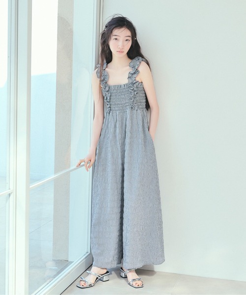 Heather（ヘザー）の「Wリボンヒールサンダル　321989（サンダル・レディース・ブラック/シルバー/アイボリー・M/L）」の5枚目の写真