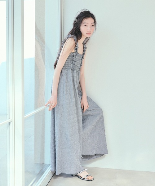 Heather（ヘザー）の「Wリボンヒールサンダル　321989（サンダル・レディース・ブラック/シルバー/アイボリー・M/L）」の6枚目の写真