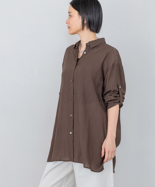 ブラウス シャツ Long Shirt レディース セール】【OP/オーピー】レディースコットンツイルシャツ