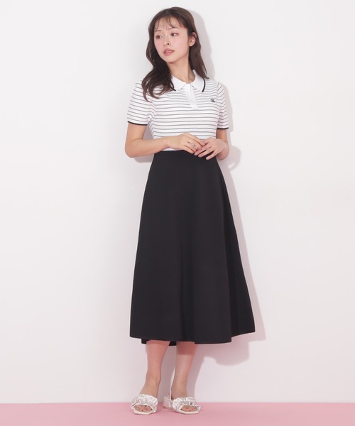 JILL by JILL STUART（ジルバイジルスチュアート）の「◇半袖ポロシャツワンピース（ワンピース・レディース・ブルー/ホワイト系その他/ネイビー・FREE）」の15枚目の写真