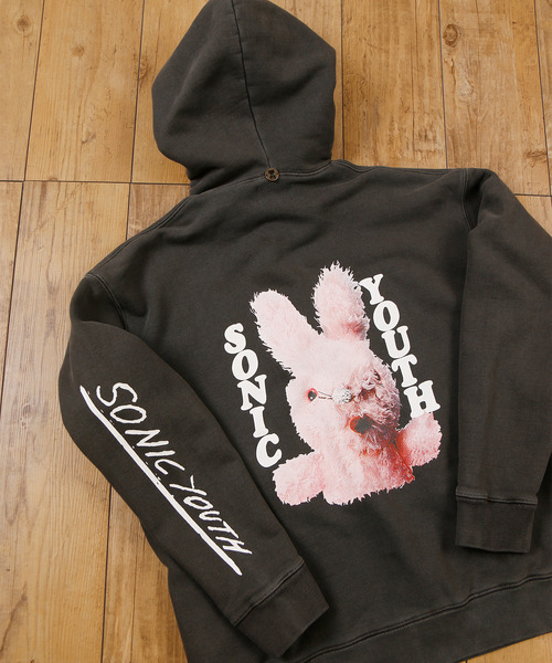 Insonnia Projects MK BUNNY HOODIE IP‑SY‑025 — худи с печатью 'Bunny', чёрный/эмкаверс (сонная серия)