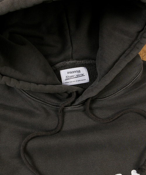 Insonnia PROJECTS(インソニアプロジェクト)の「Insonnia Projects インソニアプロジェクツ / MK BUNNY HOODIE ソニックユースエムケーバニーパーカー バックプリントビッグシルエットフーディー / IP-SY-025(パーカー・メンズ・ホワイト/ブラック・1/2/3)」の6枚目の写真