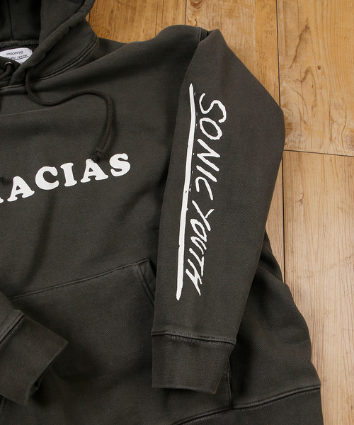 Insonnia PROJECTS(インソニアプロジェクト)の「Insonnia Projects インソニアプロジェクツ / MK BUNNY HOODIE ソニックユースエムケーバニーパーカー バックプリントビッグシルエットフーディー / IP-SY-025(パーカー・メンズ・ホワイト/ブラック・1/2/3)」の7枚目の写真