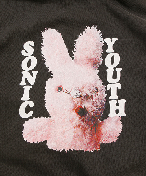 Insonnia PROJECTS(インソニアプロジェクト)の「Insonnia Projects インソニアプロジェクツ / MK BUNNY HOODIE ソニックユースエムケーバニーパーカー バックプリントビッグシルエットフーディー / IP-SY-025(パーカー・メンズ・ホワイト/ブラック・1/2/3)」の14枚目の写真