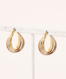 【RS】【Wc】【it】【ANARKH（アナンケ）】ステンレス ツイストリングピアス