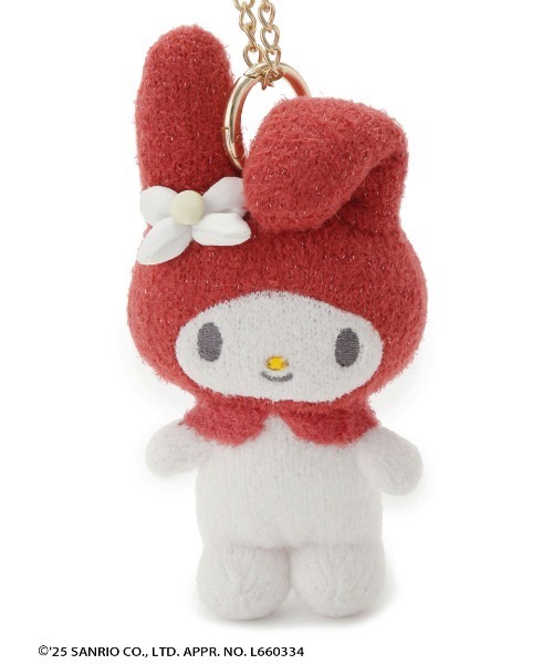 SNIDEL HOME 【HELLO KITTY】ニットぬいぐるみチャーム 新品 HELLO KITTY】ニットぬいぐるみチャーム（キーケース