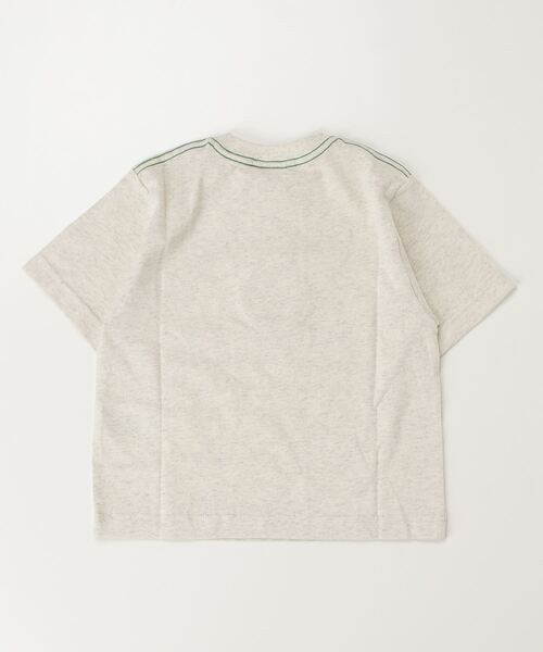 Champion(チャンピオン)の「チャンピオン チャンピオン 半袖Tシャツ_Champion SHORT SLEEVE T-SHIRT(Tシャツ/カットソー・キッズ・アイボリー/ブラック・100cm/110cm/120cm/130cm/140cm)」の3枚目の写真
