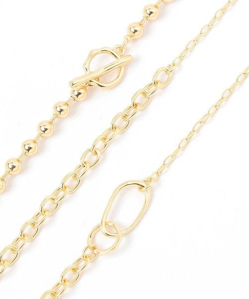 studio CLIP(スタディオクリップ)の「2セットボール×チェーンネックレス(ネックレス・レディース・その他1/その他2・FREE)」の5枚目の写真