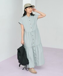 Foxfire（フォックスファイヤー）の「Foxfire × FREAK'S STORE/フォックスファイヤー 別注 フィッシングポケット 半袖シャツワンピース（ワンピース）」