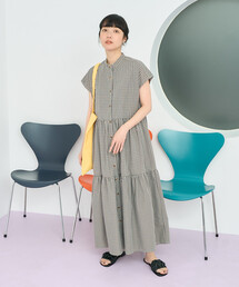 Foxfire（フォックスファイヤー）の「Foxfire × FREAK'S STORE/フォックスファイヤー 別注 フィッシングポケット 半袖シャツワンピース（ワンピース）」