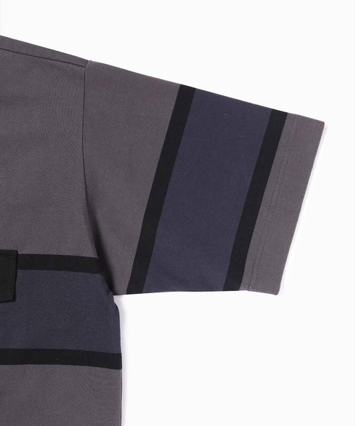 and wander（アンドワンダー）の「TECH RUGBY SHIRT｜テックラグビーシャツ UNISEX（シャツ/ブラウス・メンズ・イエロー/チャコール・XL/M/XXL/L/S/XS）」の14枚目の写真