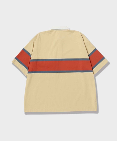 and wander（アンドワンダー）の「TECH RUGBY SHIRT｜テックラグビーシャツ UNISEX（シャツ/ブラウス・メンズ・イエロー/チャコール・XL/M/XXL/L/S/XS）」の18枚目の写真