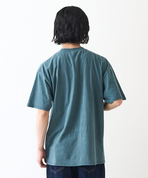 Disney(ディズニー)の「【Disney /ディズニー】 MICKEY MOUSE ミッキーマウスパウダーブリーチ加工 ビッグシルエットTシャツ ドロップショルダー オーバーサイズ ヴィンテージ加工(Tシャツ/カットソー・メンズ・ダークグリーン/ブラック・MEDIUM/X-LARGE/LARGE)」の14枚目の写真