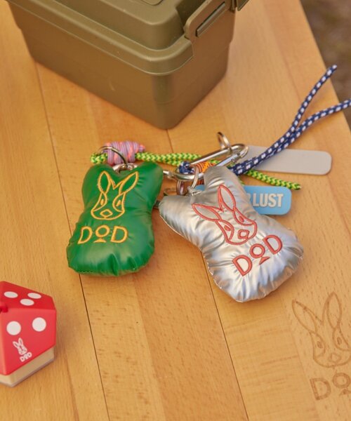 DOD（ディーオーディー）の「【DOD別注】ドキドキにぎりもち（キーホルダー・レディース・グリーン/シルバー・ONE SIZE）」の12枚目の写真