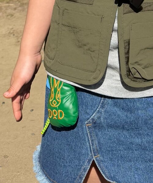 DOD（ディーオーディー）の「【DOD別注】ドキドキにぎりもち（キーホルダー・レディース・グリーン/シルバー・ONE SIZE）」の14枚目の写真