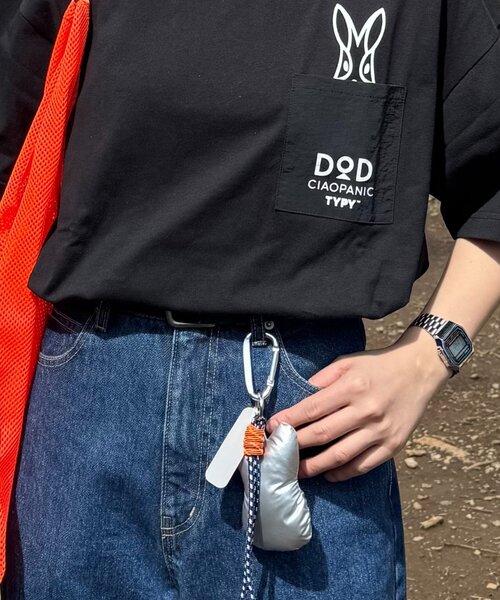 DOD（ディーオーディー）の「【DOD別注】ドキドキにぎりもち（キーホルダー・レディース・グリーン/シルバー・ONE SIZE）」の16枚目の写真