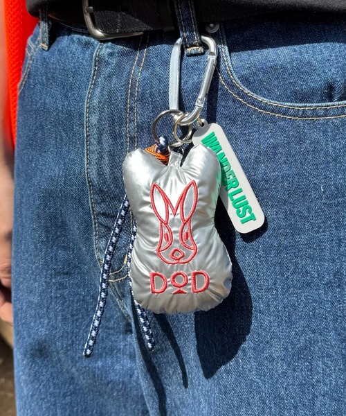 DOD（ディーオーディー）の「【DOD別注】ドキドキにぎりもち（キーホルダー・レディース・グリーン/シルバー・ONE SIZE）」の4枚目の写真