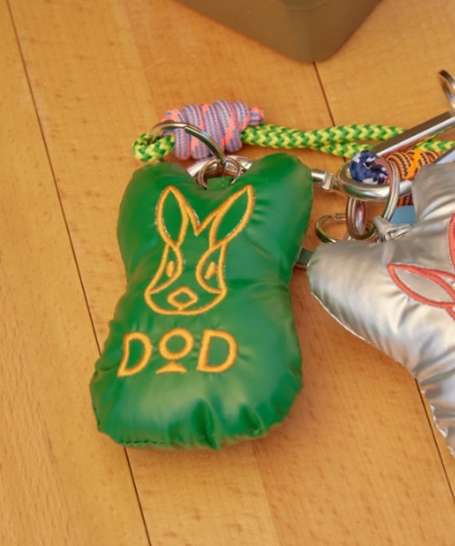 DOD（ディーオーディー）の「【DOD別注】ドキドキにぎりもち（キーホルダー・レディース・グリーン/シルバー・ONE SIZE）」の6枚目の写真