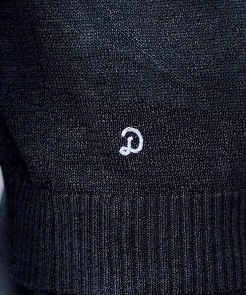 DRESSTERIOR（ドレステリア）の「ペーパーコットン ドライニット（ニット/セーター・メンズ・ブラック/サックスブルー/グレー・90/91/92/94）」の8枚目の写真