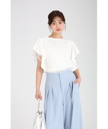 チュールフリルTシャツ