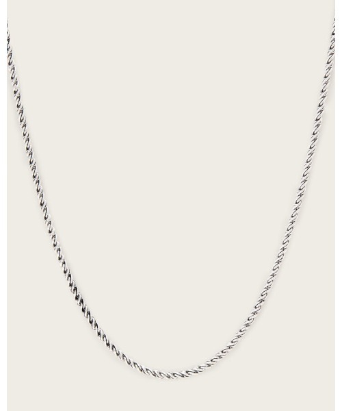 期間限定SALE価格】ツイストチェーンネックレス silver950&925