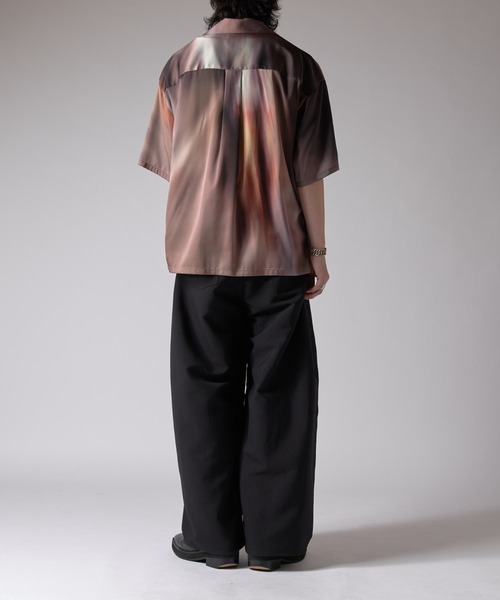 Lui's（ルイス）の「ニュアンスプリントシャツ（シャツ/ブラウス・メンズ・オフホワイト/ダークブラウン・S/M）」の11枚目の写真